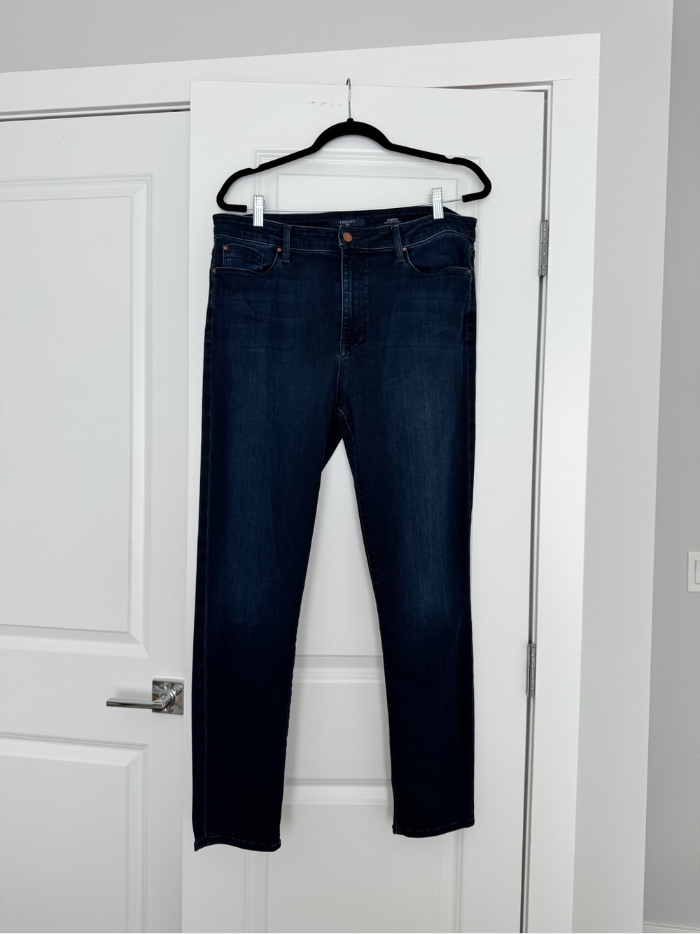 Fidelity Women's Gwen High-Rise Skinny Jeans in Venetian Blue